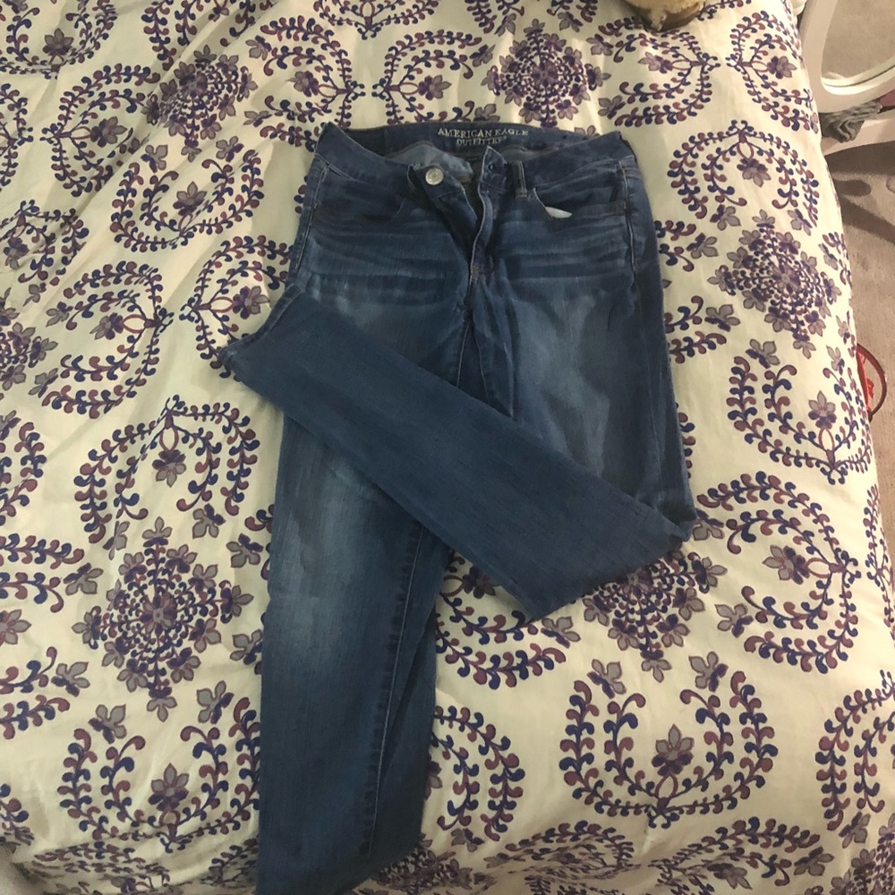 American Eagle Skinny Jeans- Size 8 LONG